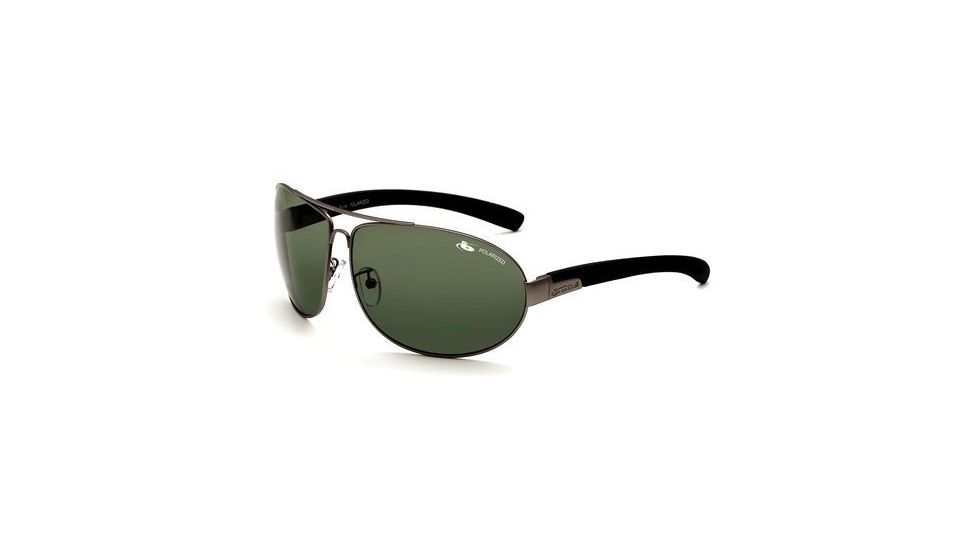 Bolle Troost Sunglasses - Satin Gun Frame, Polarized Axis Lens