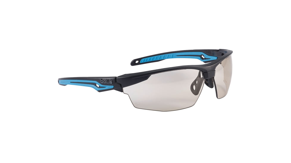Bolle Tryon Safety Glasses, Black Blue Frame, Copper Lens, 40305