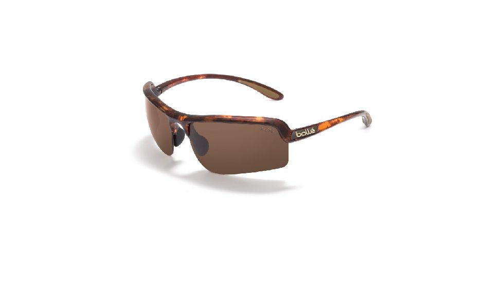 Bolle Vitesse Sunglasses, Dark Tortoise Frame, Polarized A-14 Lenses, 11254