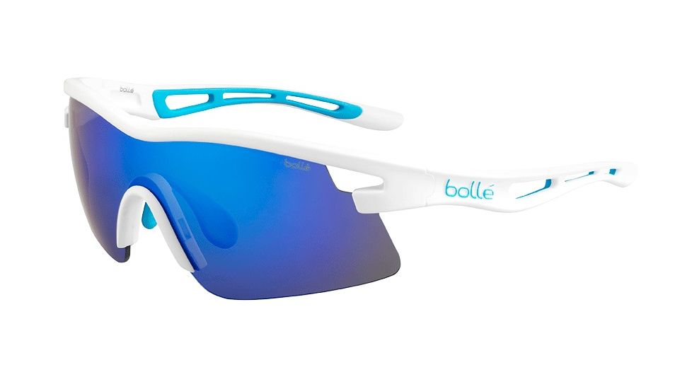 Bolle Vortex Sunglasses, Matte White Frame, Medium, 12264