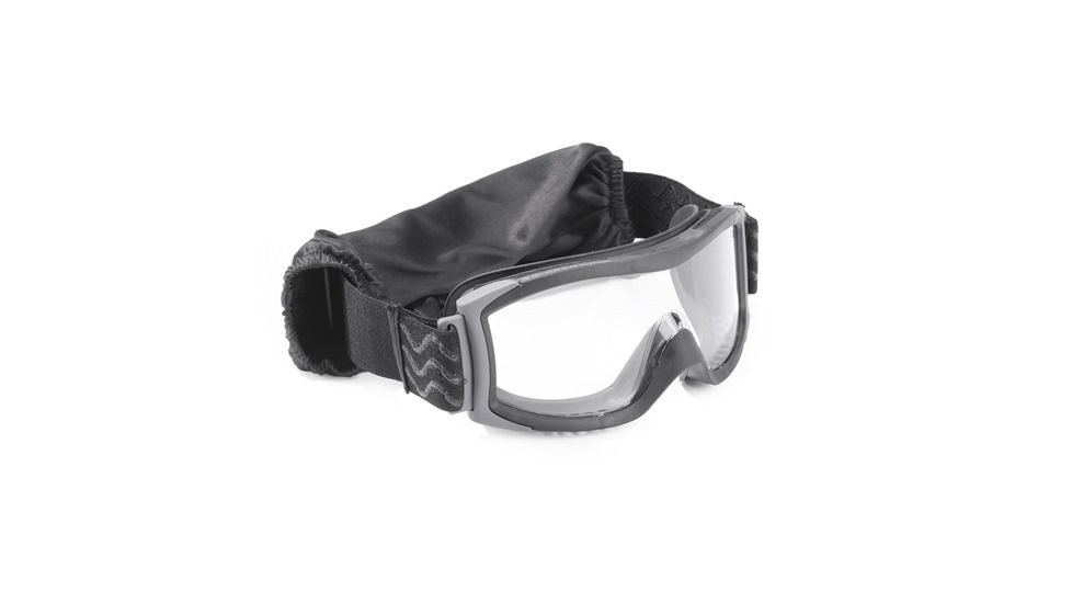 Bolle X1000 Tactical Goggles Shooting Glasses, Black Frame, Clear Lens, 40132
