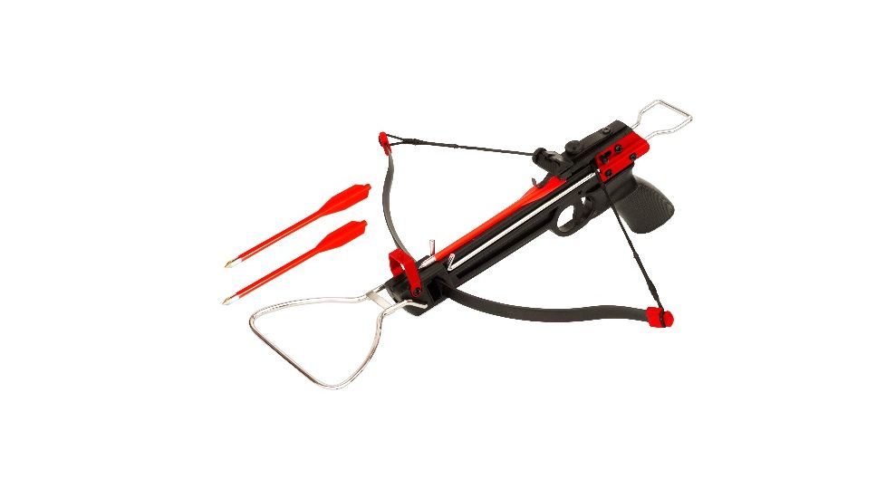 BOLT Crossbows The Pulse Pistol Grip Crossbow, 28 lb, Red/Black BT123