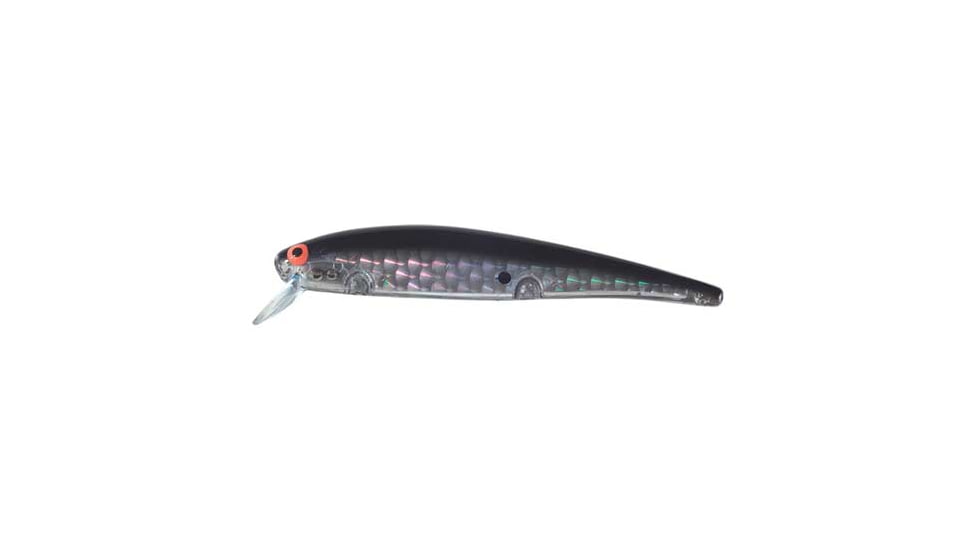 Bomber Deep Long 24A Crankbait, 3.5in, 3/8oz, Silver Prism/Black Back, B24APTB