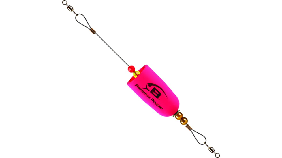 Bomber Saltwater Grade Paradise Popper X-Treme, Oval Float Titanium Wire, Pink, BSWPPPOP