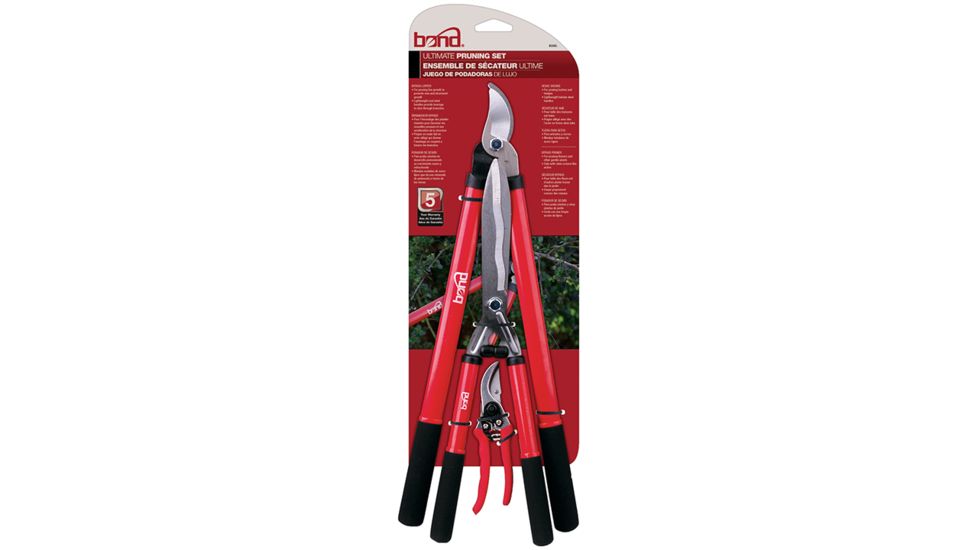BOND 3 Piece Pruning Combo Set, Red Handle 5945