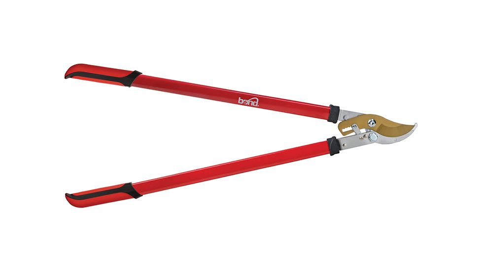 BOND 30in Compound Ratchet Lopper with Titanium Coating, Red Handle 8399