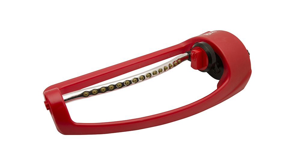 BOND Aquawave 15 Hole Aluminum Oscillating Sprinkler, Red 70011