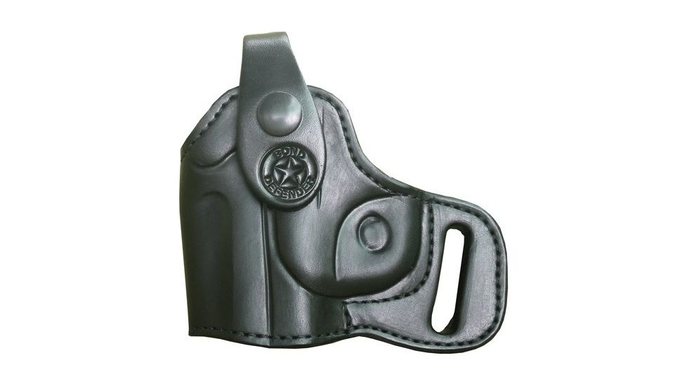 Bond Arms Holster Lh Thumbsnap For Back-up Leather Black