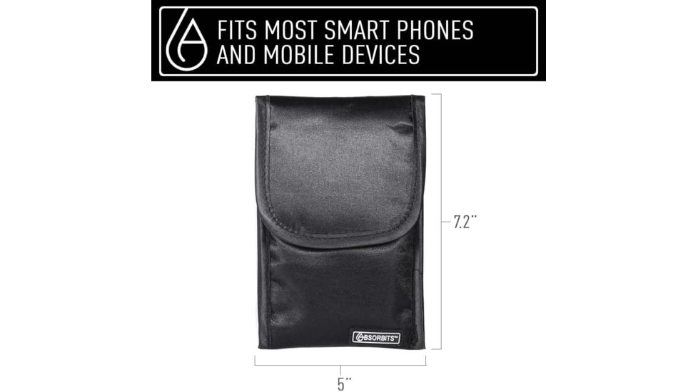 BONE-DRI Small Electronics Rescue Pouch, Black, AP100BL