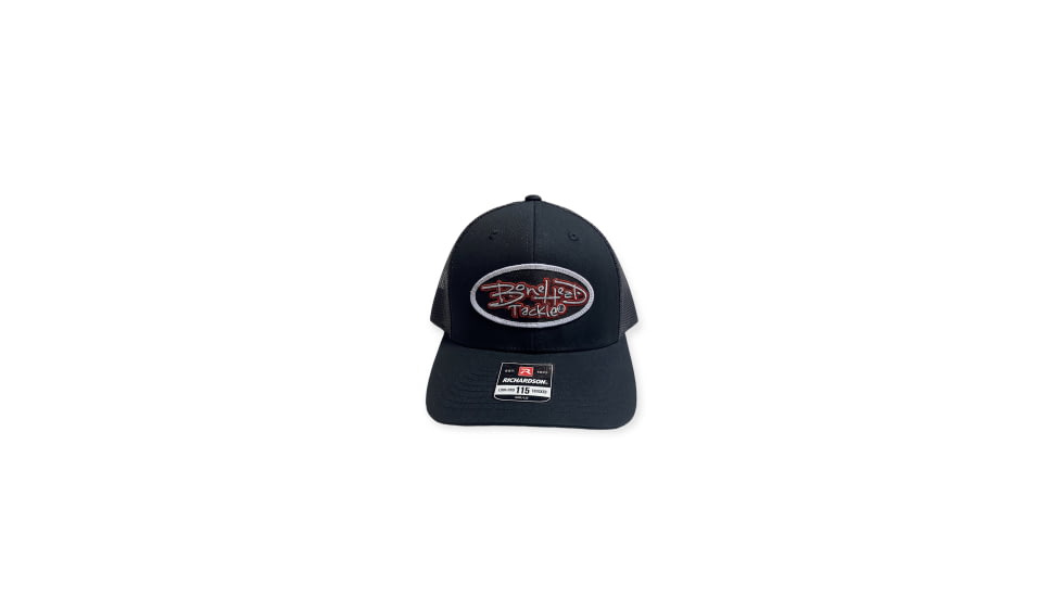 Bonehead Tackle Bonehead Tackle Cap Richardson 115 Low Pro Black/Black Patch, BH-BHR115BB