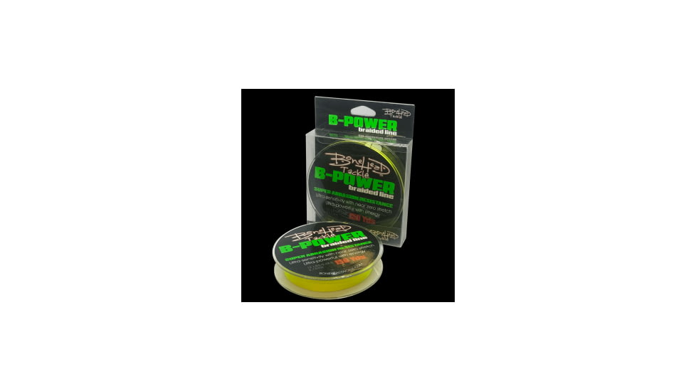 Bonehead Tackle Braided Fishing Line 4X 12LB - Yellow, 150, BH-BHB4X150YE