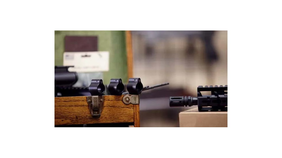 Bootleg Inc AR-15 Low Profile Gas Block, 750 Dia, SBN Coating, Logo Lasered, Retail Packaging, Black, BP-AGB