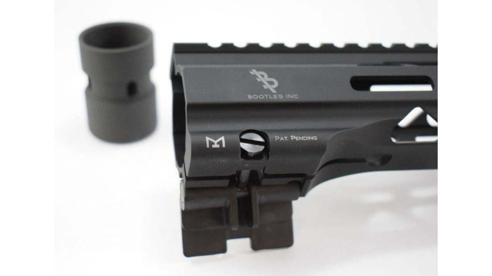 Bootleg Inc AR-15 M-LOK Handguards, CamLok Quick Mount, 4in, Black, BP-HG4-4