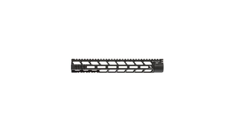 Bootleg Inc MLok Handguard, 13.4 in, 6061 Aluminum, AR 15 w/KMR Mounting Hardware, Black, BP-HG13-M1