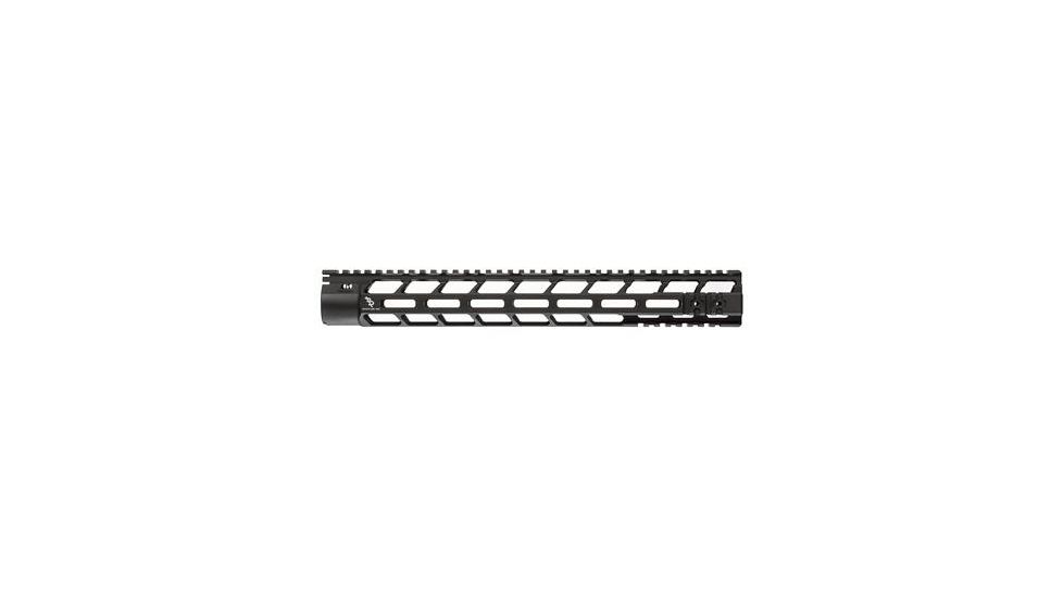 Bootleg Inc MLok Handguard, 15 in, 6061 Aluminum, AR 15 w/KMR Mounting Hardware, Black, BP-HG15-M1