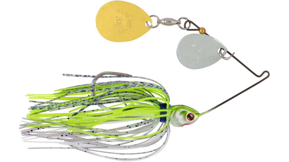 Booyah Covert Finesse Spinnerbait, Double Colorado Blade, 3/8oz, 4in, Jc Special, BYCVF38NGC726