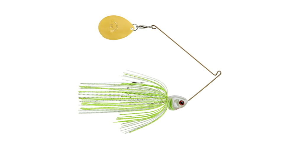Booyah J.C. Covert Spinnerbait, 1/2oz, G Col #4 Wt Cht Slvsc/PrCht, BYCVS12G4C729
