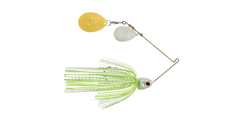Booyah J.C. Covert Spinnerbait, 1/2oz, N/G Col Wt Cht Slvsc/PrCht, BYCVS12NGC729