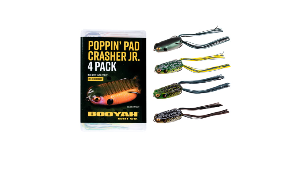 Booyah Poppin' Pad Crasher Jr., 5.32" 4 PK-Compact Selects, PK4BYPPC2-2