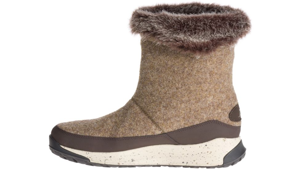 Borealis Mid Wool Casual Boots - Womens, Mink, Medium