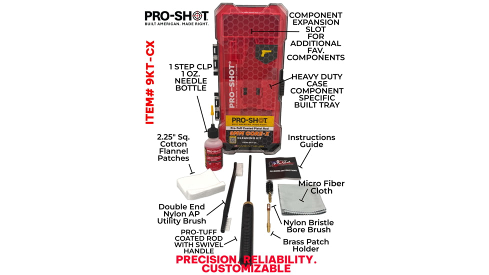 Borka Blades Core X Essentials Pistol Cleaning Kit
