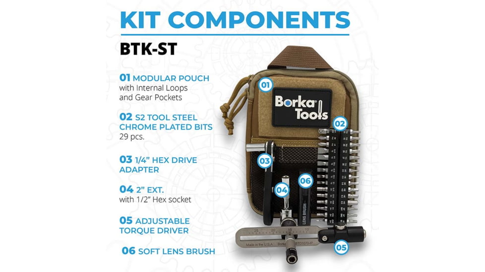 Borka Tools Standard Configuation Adjustable Torque Driver Kit