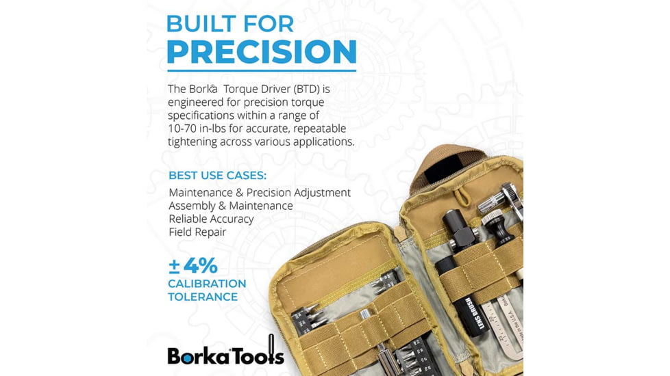 Borka Tools Standard Configuation Adjustable Torque Driver Kit