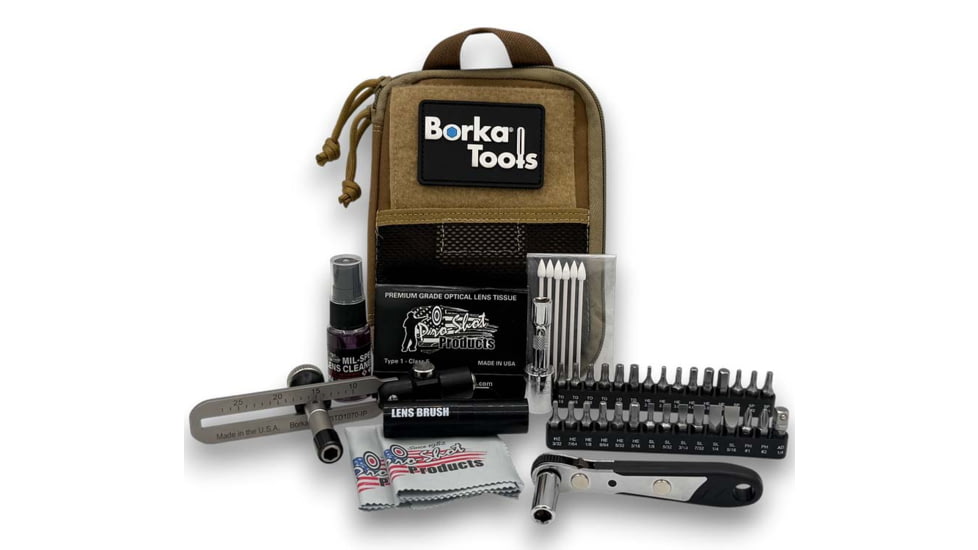 Borka Tools Standard Configuation Adjustable Torque Driver Kit w/ Mil-Spec Lens Cleaning System