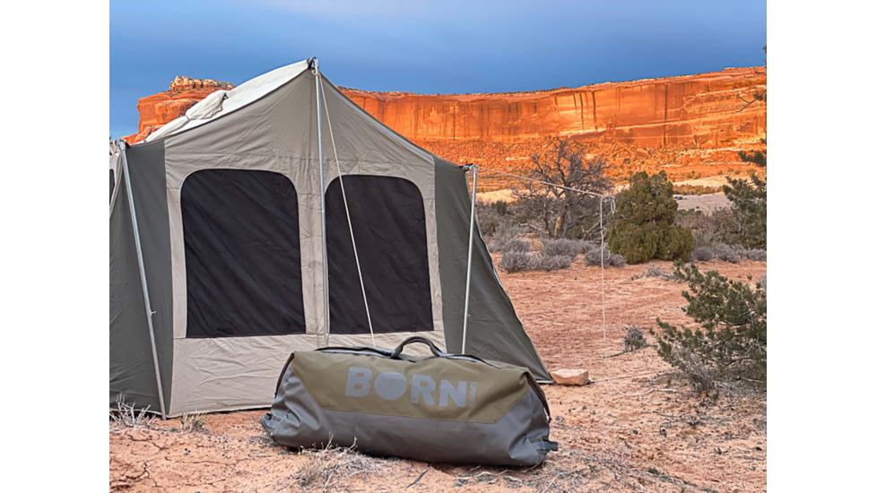 Born Outdoor 95L Portage Duffel, Moss Green, BO-PD-95-MG