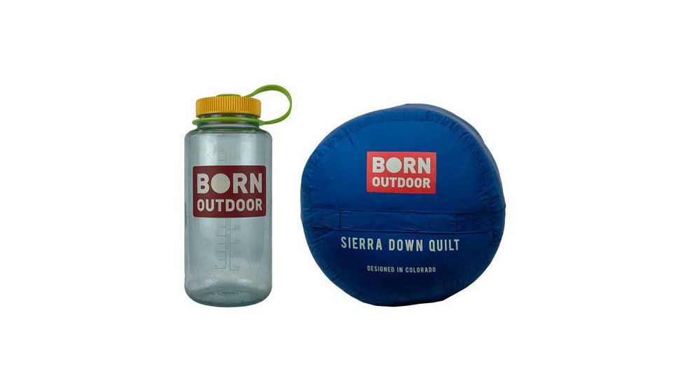 Born Outdoor Sierra Quilt Down, Blue, Large, BO-QD-BL-30