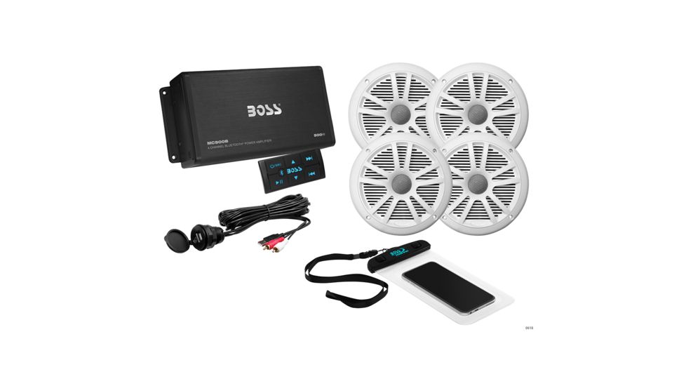 Boss Audio 4-Channel Bluetooth Amplifier w/4 Speakers ASK904B.64 60721