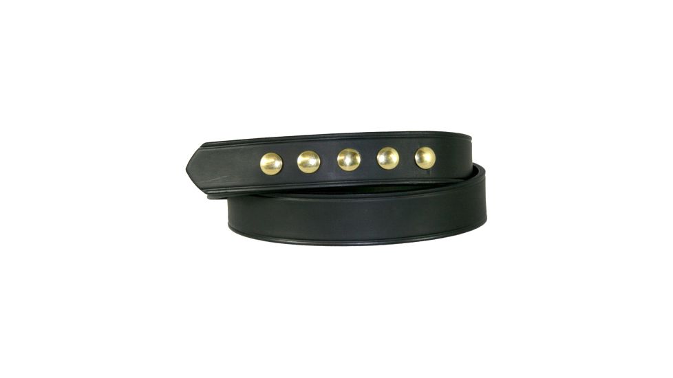 Boston Leather 1 1/2 Five-snap Belt, Hi Gloss - 6583-2-34-GLD