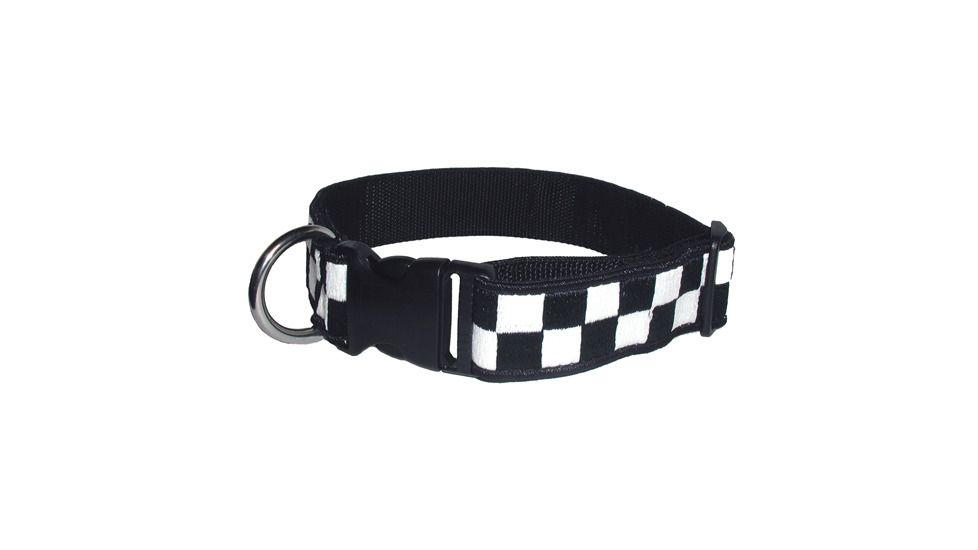 Boston Leather 1-1/2 Navy &amp; White Policeband - 8155-5
