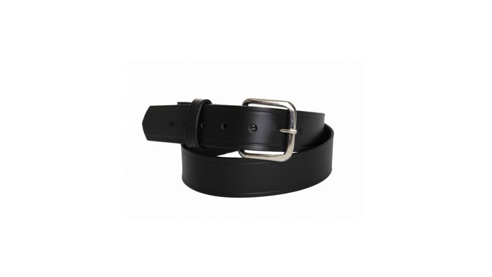 Boston Leather 1 1/2 Off Duty Belt American Value Line, Black - 6606-1-32-GLD