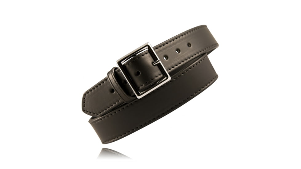 Boston Leather 1 3/4 Lined Garrison Belt, Cordovan, 38, 6505L-BRN-3-38-GLD