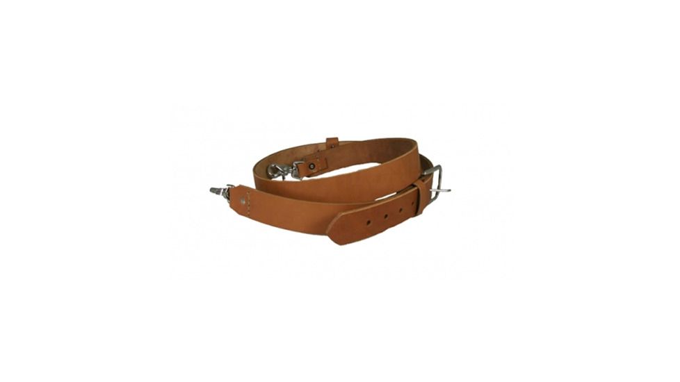 1.5" RADIO STRAP NO LINES BLACK LEATHER SIZE XL