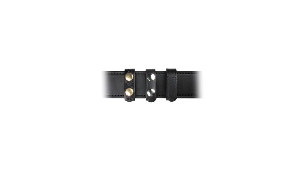 Boston Leather Belt Key-per,bw-black Snap - 5456K-3-BL