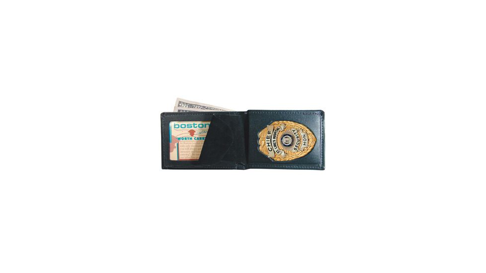 Boston Leather Billfold Badge Case Brown - 250-S-5013 CORD