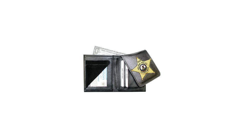 Boston Leather Book Style Wallet With Flipout Ba - 575-S-5014