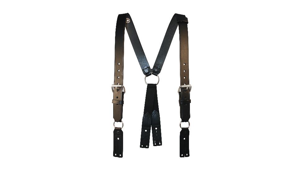 BOSTON - FIREMAN'S LEATHER SUSPENDERS