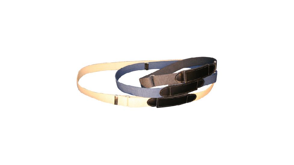 Boston Leather Cotton Belt With Velc Closure Bk - 6207-10-52
