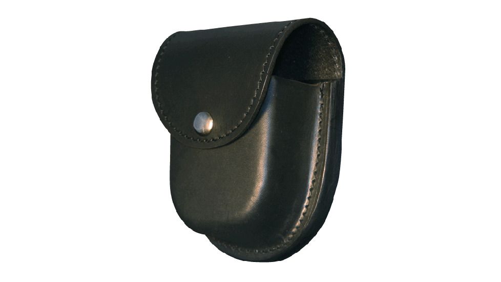 Boston Leather Double Handcuff Case - 5512-3-BLK