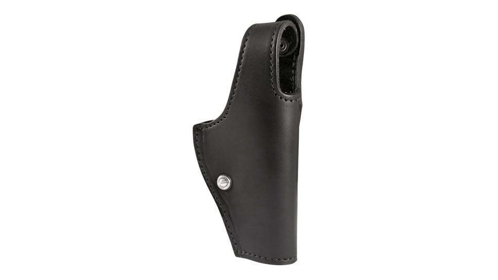 Boston Leather Full Grain Leather Holster, Sig Sauer, Beretta 92 F, Clarino Black w/Black Snaps, Right, 5035-2-BLK