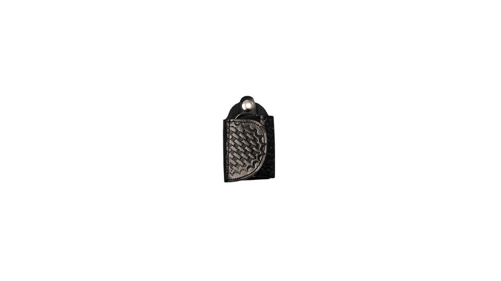 Boston Leather Silent Key Holder, Bw - 5445-3-BLK