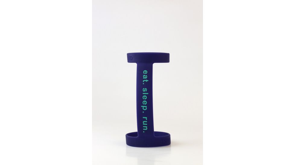 Eat Sleep Run Bottle Band-Plum/Turquoise