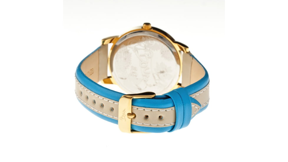 Boum Bm2205 Contraire Ladies Watch, Silver, Cerulean Leather BOUBM2205