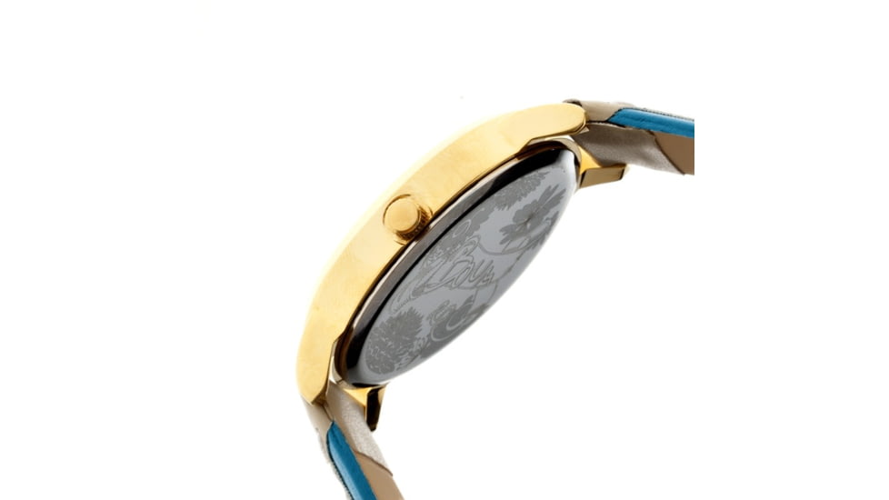 Boum Bm2205 Contraire Ladies Watch, Silver, Cerulean Leather BOUBM2205