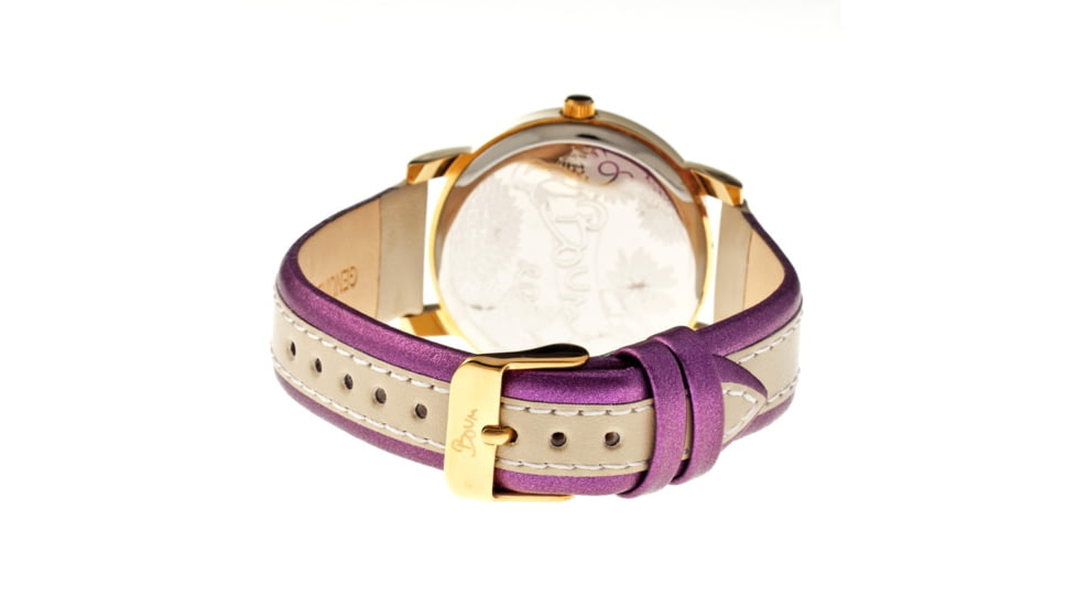 Boum Bm2206 Contraire Ladies Watch, Silver, Fushia Leather BOUBM2206