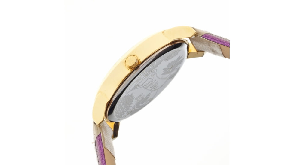 Boum Bm2206 Contraire Ladies Watch, Silver, Fushia Leather BOUBM2206