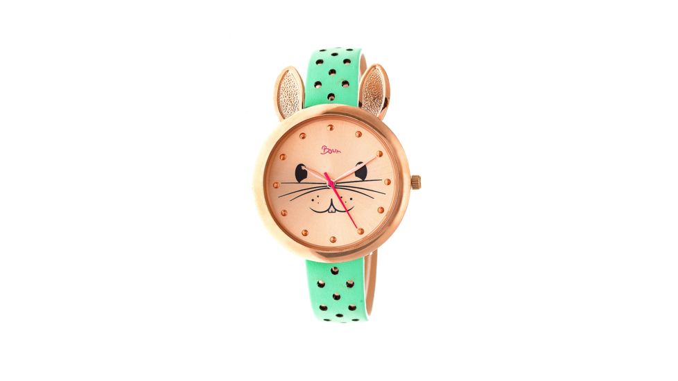 Boum Hotesse Rabbit Ladies Watch, Seafoam, Standard BOUBM3505